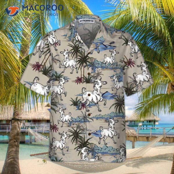 Goat Island Hawaiian Shirt, Funny Shirt For Adults, Print