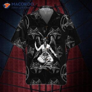 goat satan hawaiian shirt cool shirt for adults print 2