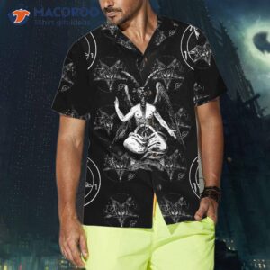 goat satan hawaiian shirt cool shirt for adults print 3