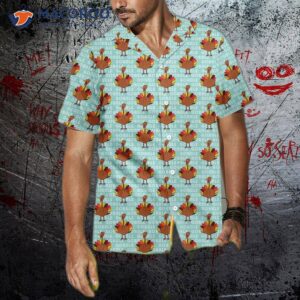 gobble gobble thanksgiving turkey shirt and thanksgiving hawaiian shirt for 3