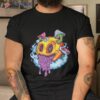 Goblincore Aesthetic Grunge Fungi Mushroom Skull Shirt