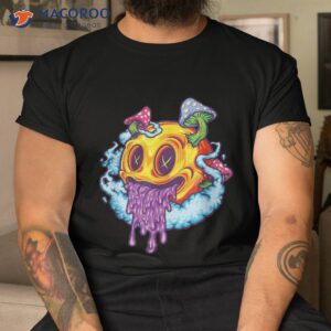 goblincore aesthetic grunge fungi mushroom skull shirt tshirt