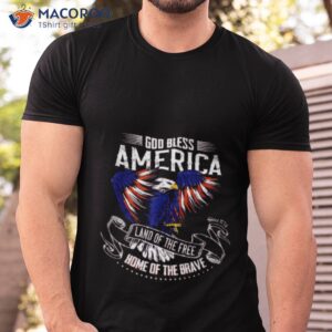 god bless america land of the free shirt tshirt