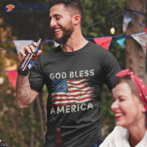 god bless america usa flag 4th of july patriotic shirt tshirt 2