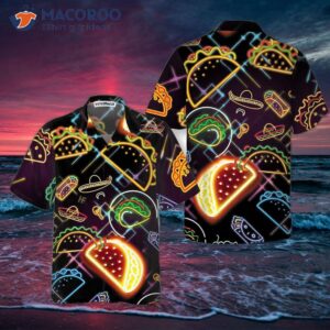 God Created Tacos Hawaiian Shirt, Funny Taco Shirt For &