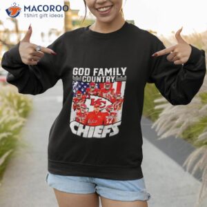 god family country kansas city chiefs signatures 2023 shirt sweatshirt 1