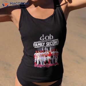 god first family second then st louis cardinals signatures shirt tank top 2