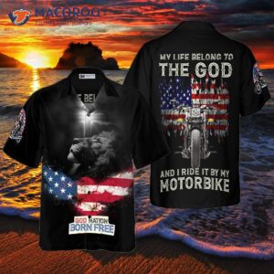 God-given Nation, Born Free Hawaiian Shirt