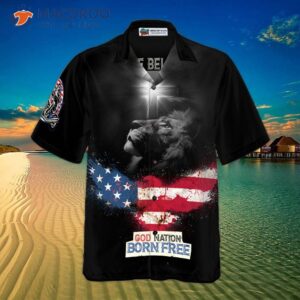 god given nation born free hawaiian shirt 2