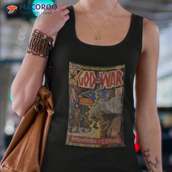 God Of War Ragnark Comic Book Shirt