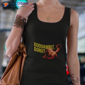 goddamnit donut shirt tank top 4