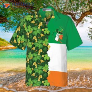gold coins shamrock saint patrick s day irish ireland flag and hawaiian shirt 2
