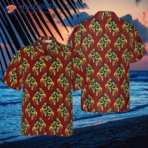 Gold Dragons For The Hero Hawaiian Shirt