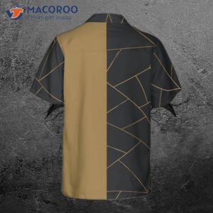 “golden Line Golf Hawaiian Shirt”