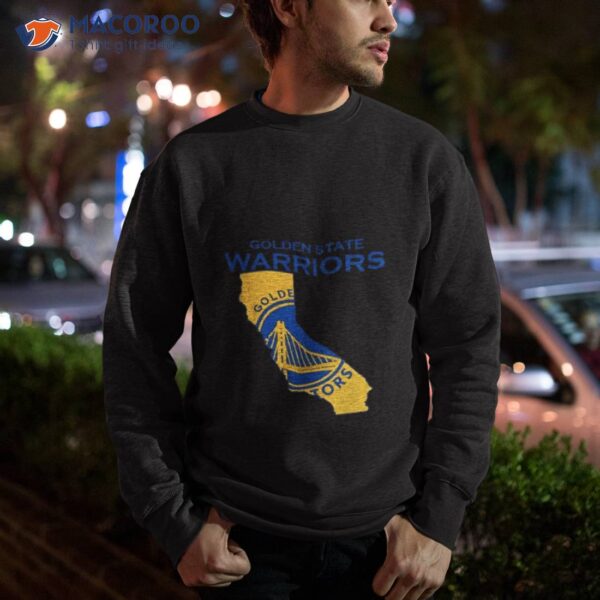 Golden State Warriors Basketball Map Logo 2023 Shirt