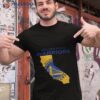 Golden State Warriors Basketball Map Logo 2023 Shirt