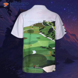 Golf Course-print Hawaiian Shirt