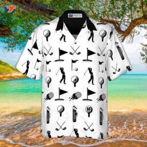 golf equipt patterned hawaiian shirt 2