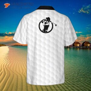 Golf Gray Background Hawaiian Shirt