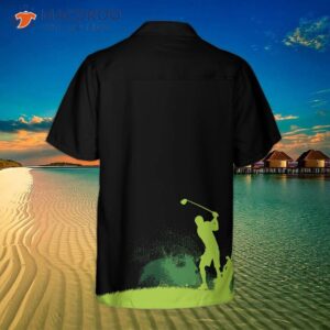 Golf-grunge Graphic Hawaiian Shirt