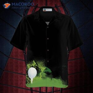 golf grunge graphic hawaiian shirt 2