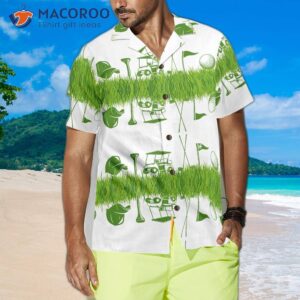 golf icon seamless pattern hawaiian shirt 4