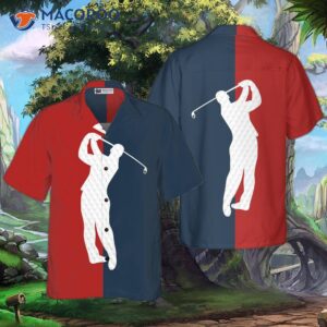 golf two color hawaiian shirt 0