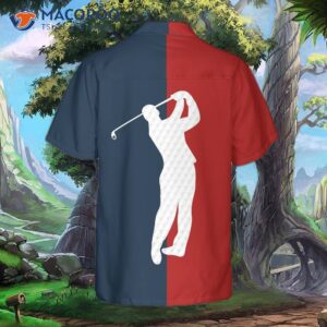 golf two color hawaiian shirt 1