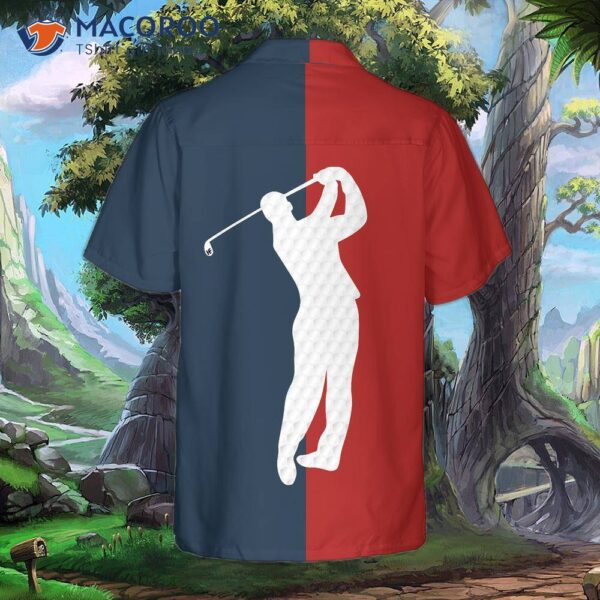 Golf Two-color Hawaiian Shirt