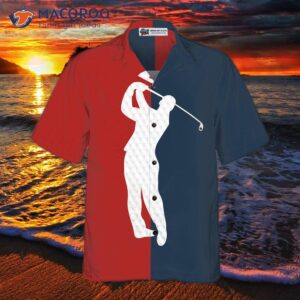 golf two color hawaiian shirt 2