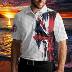 golf united kingdom skull flag polo shirt 4