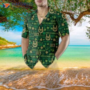 good luck on st patrick s day hawaiian shirt cool gift 3