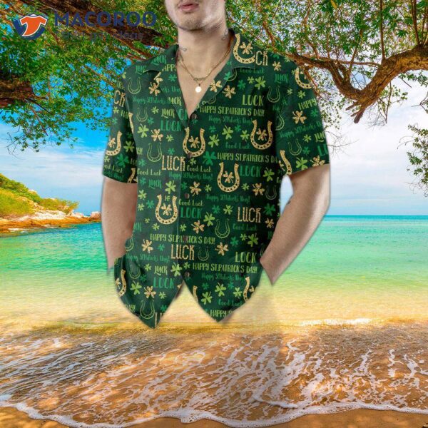 Good Luck On St. Patrick’s Day Hawaiian Shirt, Cool Gift.
