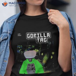 gorilla tag pfp vr game green forest shirt tshirt