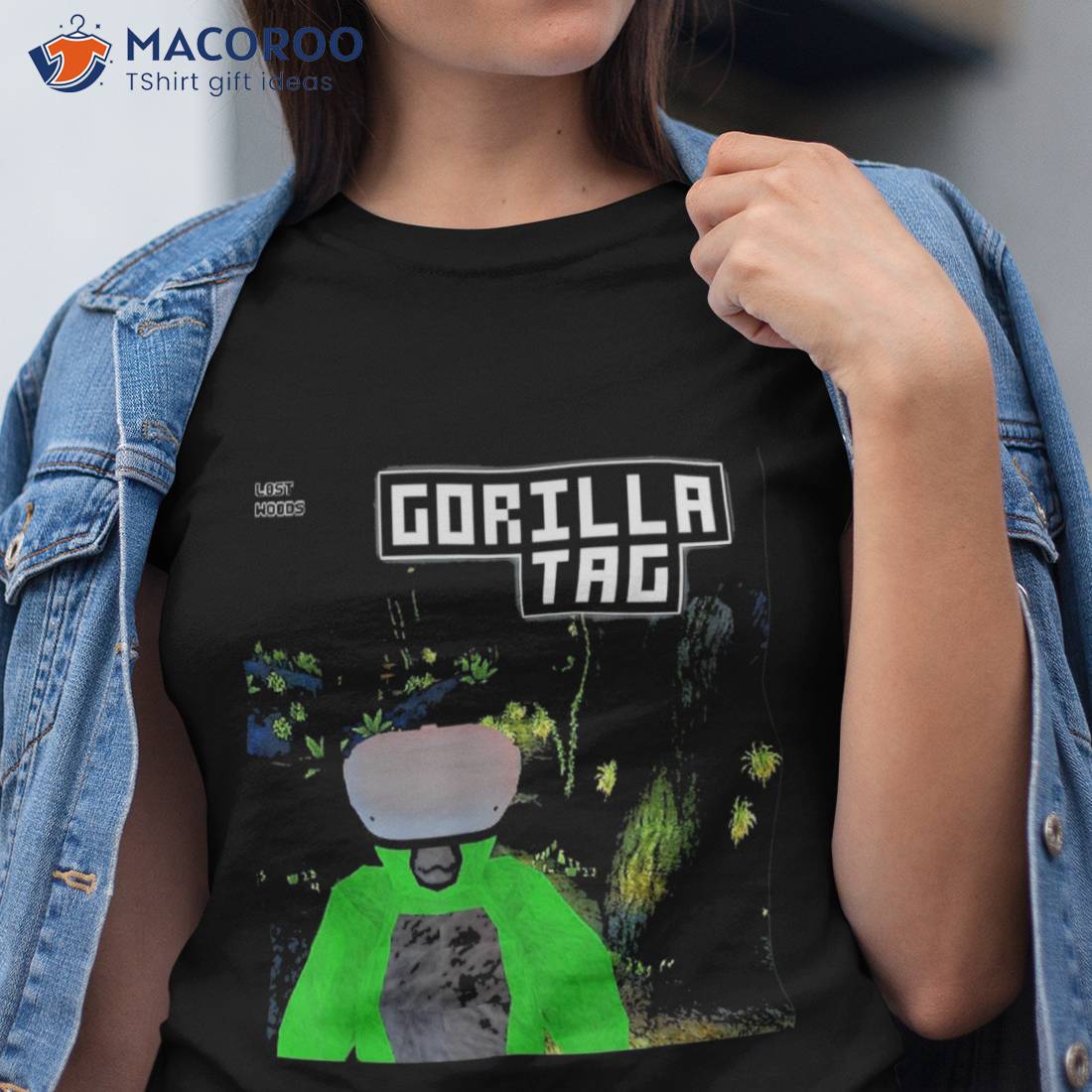 Gorilla Tag - Pfp Vr Game Green Forest Shirt