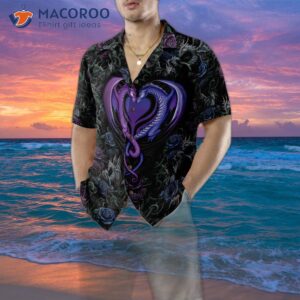 gothic dragon lover hawaiian shirt 4