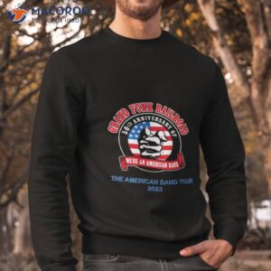 grand funk railroad celebrating were an american band 50th anniversary with tour 2023 shirt sweatshirt