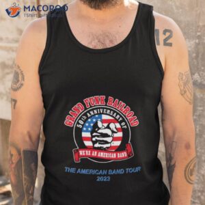 grand funk railroad celebrating were an american band 50th anniversary with tour 2023 shirt tank top