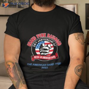 grand funk railroad celebrating were an american band 50th anniversary with tour 2023 shirt tshirt