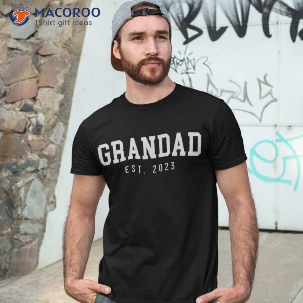 Grandad Est 2023 To Be Gift New Father’s Day Shirt