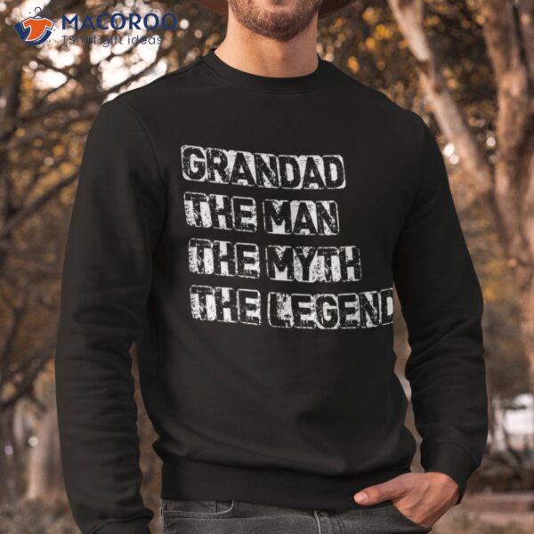 Grandad Man The Myth Legend Father’s Day Shirt