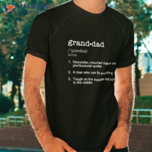 Granddad Definition T Shirt – Funny Father’s Day Gift Tee