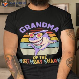 Grandma Of The Shark Birthday Matching Family Shirt