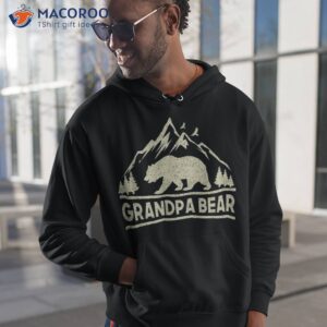 Grandpa Bear Tshirt Matching Family Camping Gift