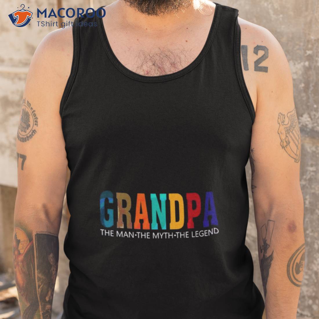 Grandpa The Man The Myth The Legend Fathers Day Shirt Grandpa The Man The Myth The Legend Fathers Day Shirt