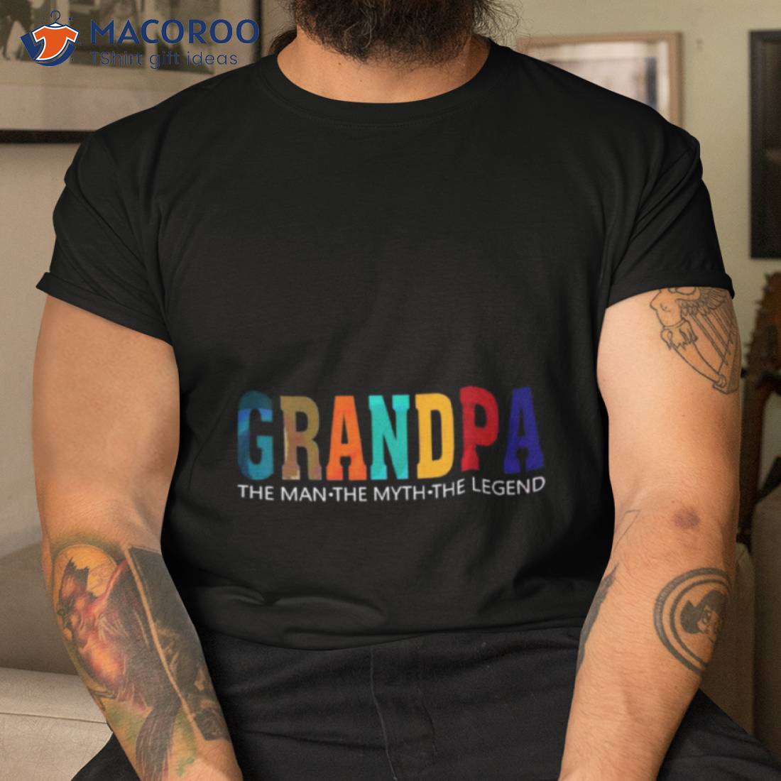 Grandpa The Man The Myth The Legend Fathers Day Shirt Grandpa The Man The Myth The Legend Fathers Day Shirt