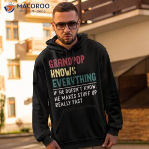 Grandpop Know Everything Fathers Day For Funny Shirt