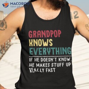 grandpop know everything fathers day for funny shirt tank top 3