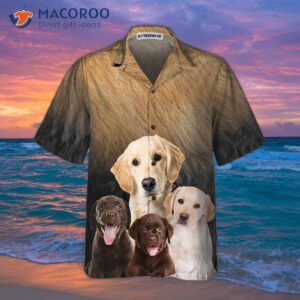 great labrador retriever dog hawaiian shirt 2