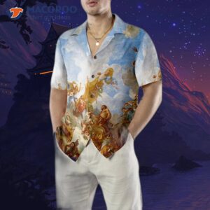 greek gods on mount olympus hawaiian shirt 4